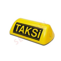 TAKSİ LEVHASI LAMBASI MIKNATISLI SARI CAM TAKSİ YAZILI EROL-TL YERLİ