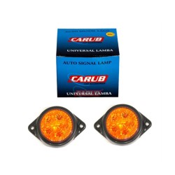 YAN SİNYAL LAMBASI ÇOK YÖNLÜ YUVARLAK 12V SARI 4303872 4303870 CARUB