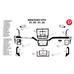 MAUN KAPLAMA MERCEDES VİTO 04-06 TİTAN 22PRÇ 36623 MERİÇ