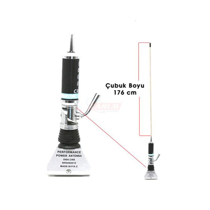 ANTEN TELSİZ MAGNUM ANTEN NİKEL CRB 5000 ÇAMURLUK-OLUK 0080610 CARUB