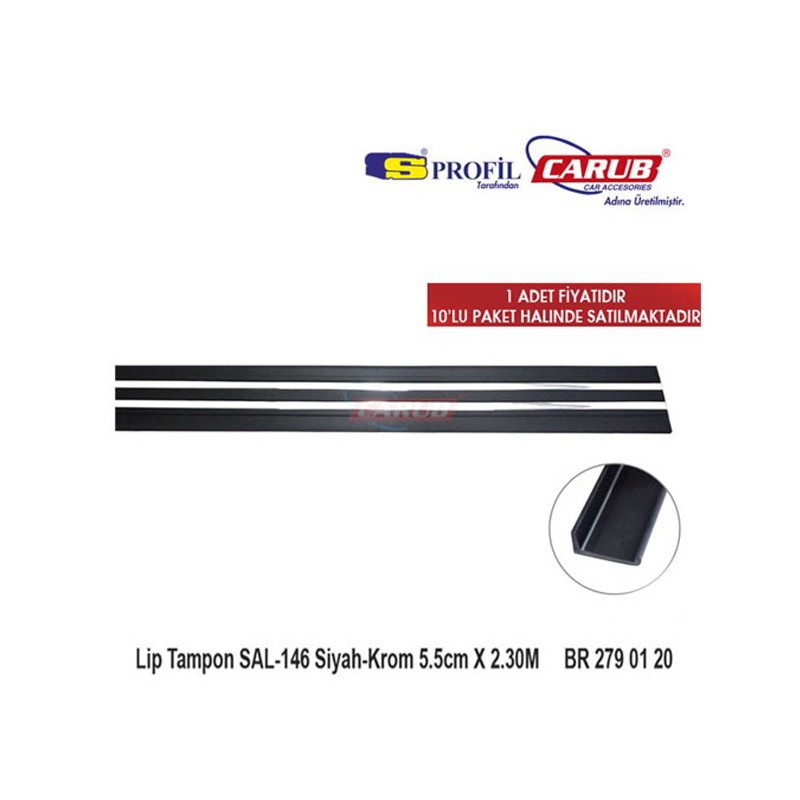 TAMPON ALTI LİP GENİŞ KALIN NİKELAJ ÇITALI 7CMX2.3MT SALMAN 2790116 CA