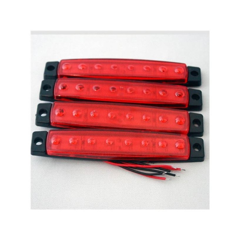 LED LAMBA PARMAK 8 LED 24V KIRMIZI 4LÜ 4304140 CARUB
