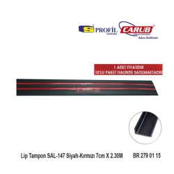 TAMPON ALTI LİP GENİŞ KALIN KIRMIZI ÇITALI 7CMX2.3MT SALMAN 2790115 CA