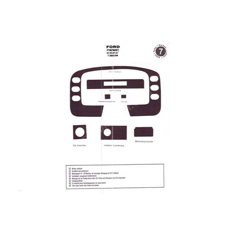 MAUN KAPLAMA FORD TRANSİT 97-00 MAUN 8PRÇ 34330 MERİÇ