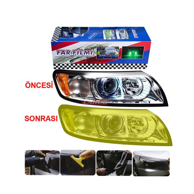 FAR STOP FİLMİ FOSFORLU SARI 30CMX10MT 1190446 CARUB