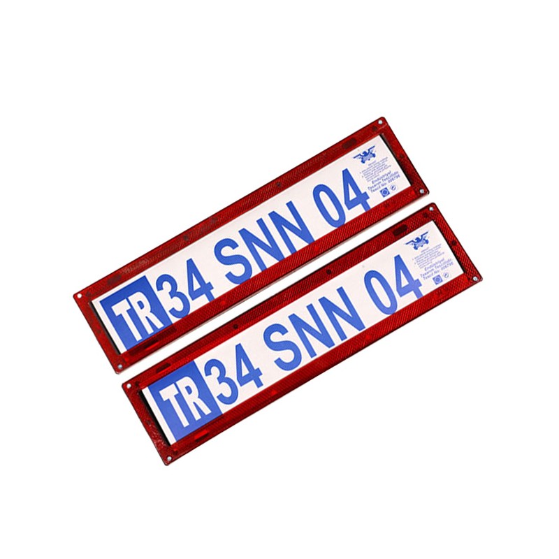 PLAKALIK PLASTİK REFLEKTÖR KIRMIZI PA 45 PA-45 KARTAL KALIP