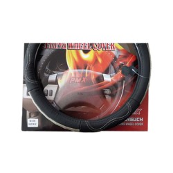 DİREKSİYON KILIFI 38CM DERİ SİYAH NR1406S PMX