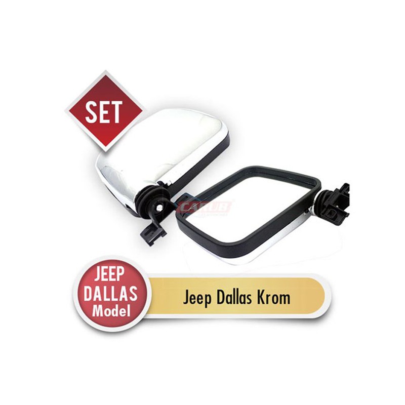 AYNA DIŞ DİKİZ JEEP DALLAS MODEL KROMAJ PAJERO + L200 0231102 CARUB