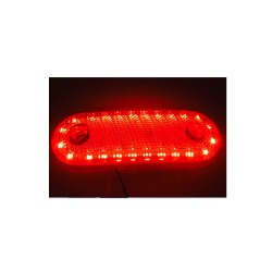 LEDLİ LAMBA UNİVERSAL 24 LED KIRMIZI 12-24V 115X40MM FT 314K FT-314K F