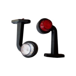 LAMBA TAKOZ BÜYÜK TİP DORSE 18 LED WAS MODEL KIRMIZI-BEYAZ 12-24V FT 1