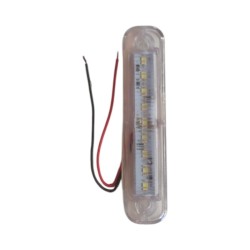LEDLİ LAMBA PARMAK 9 LED TIRTIKLI MODEL FÜME BEYAZ 12-24V FT 334B FT-3