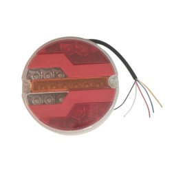 STOP LAMBASI LEDLİ NEON HAMBURGER 4 FONFSİYONLU SİNYAL ANİMASYONLU KAYARLI ÇAP 137MM K-36MM 12V FT-450 FT AUTO