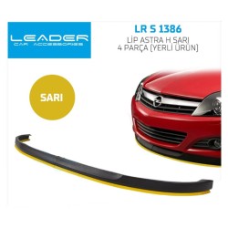 LİP ÜNİVERSAL ASTRA H 4 PRÇ ALTTAN EKLİ SARI LR S 1386 LR-S-1386 YERLİ
