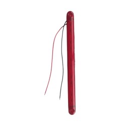 LEDLİ LAMBA PARMAK 15 LED İNCE TİP KIRMIZI UZUN 12-24V 240X18MM FT 326