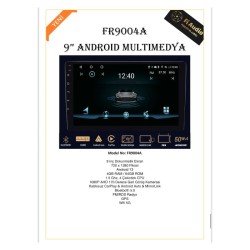 OTO TEYP DOUBLE TABLET 9 (23CM) MULTİMEDİA ANDROİD 13 4/64GB 4 CORE 1,