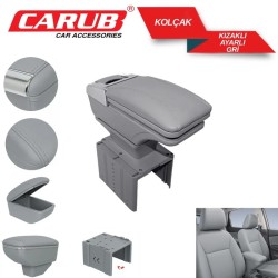 KOLÇAK ÜNİVERSAL SÜRGÜLÜ KIZAKLI AYARLI KÜLLÜK+BARDAKLIK GRİ 4705708 C