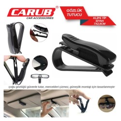 GÖZLÜK TUTUCU KLİPS TİP SİYAH 4620628 CARUB