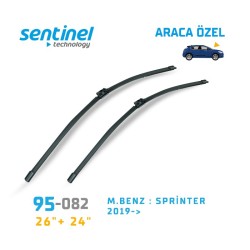 SİLECEK SÜPÜRGESİ ARACA ÖZEL MERCEDES SPRİNTER 2019 SONRASI 650-600MM