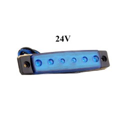 LED LAMBA PARMAK 6 LED MAVİ 24V 4LÜ 4304113 CARUB
