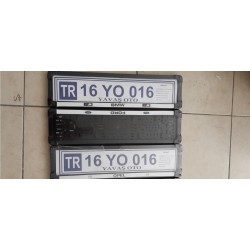 PLAKALIK PLASTİK ÇERÇEVELİ 4 KÖŞE CİVATALI YVS 0003 YVS0003 YERLİ