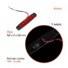 LED LAMBA PARMAK 6 LED KIRMIZI 24V TAS 004K-24 TAS004K-24 TAS