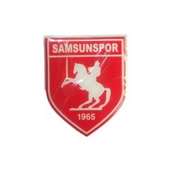 ARMA DAMLA ETİKET KUPA SAMSUNSPOR ORTA 100X125MM KIRMIZI-BEYAZ VİP ERN