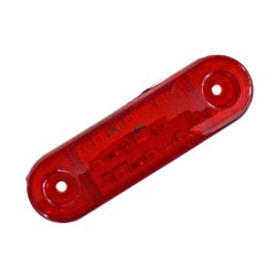SİDE MARKER LAMBA ÇAMURLUK İÇİ - ARAÇ ALTI 12V 9 LED KIRMIZI 85X25MM T