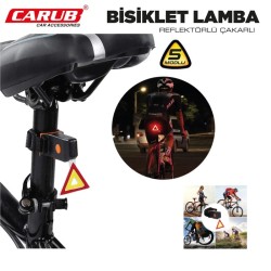 LAMBA İKAZ BİSİKLET REFLEKTÖRLÜ ÇAKARLI KOLTUK ALTI 4456019 CARUB