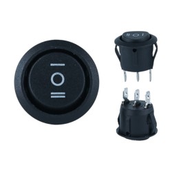 ANAHTAR ÜNİVERSAL YUVARLAK IŞIKSIZ 3LÜ ON-OFF-ON ÇAP-20MM 05-YM2 SENTİNEL