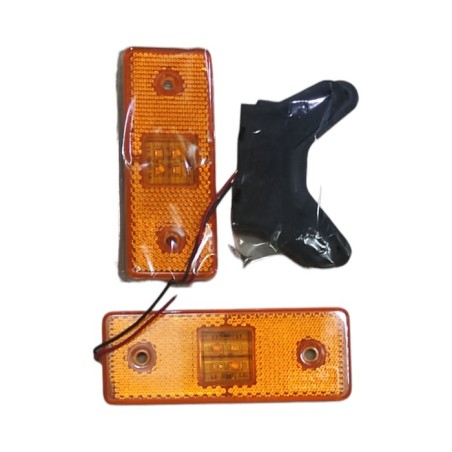 MARKER LAMBA YAN ETEK SALLAMA ARKASI DÜZ BARAKETLİ 4 LED SMD SARI 24V
