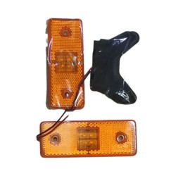MARKER LAMBA YAN ETEK SALLAMA ARKASI DÜZ BARAKETLİ 4 LED SMD SARI 12V