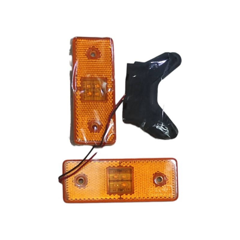 MARKER LAMBA YAN ETEK SALLAMA ARKASI DÜZ BARAKETLİ 4 LED SMD SARI 12V