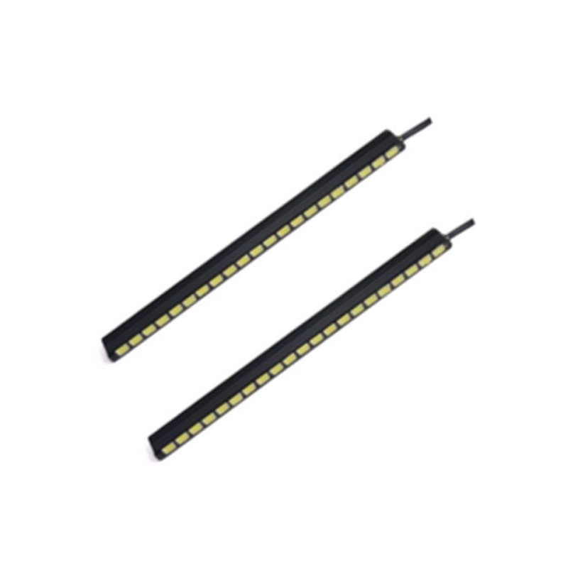 GÜNDÜZ LEDİ FARI DİKDÖRTGEN İNCE METAL 1.KLT 18 LEDLİ 193X12X6 0806012