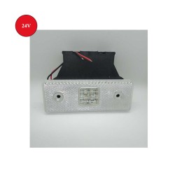 MARKER LAMBA YAN ETEK SALLAMA ARKASI DÜZ BARAKETLİ 4 LED SMD BEYAZ 24V