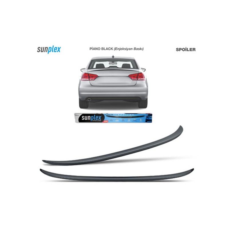 BAGAJ ÜSTÜ SPOİLER TİP SPOYLER MERCEDES C W205 14-19 PİANO BLACK SPO-0