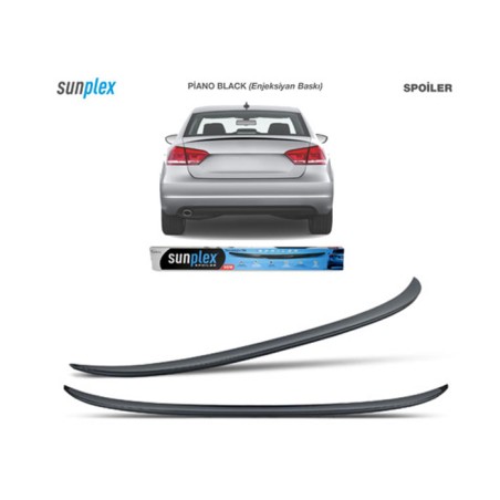 BAGAJ ÜSTÜ SPOİLER TİP SPOYLER VW JETTA 06-10 PİANO BLACK SPO-026-105