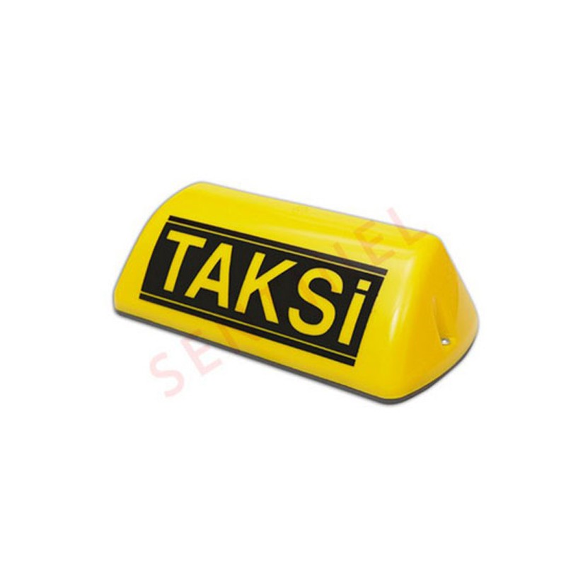 TAKSİ LEVHASI CAMI ÜSTTEN VİDALI TAKSİ YAZILI TKS 4 TKS-UD LEADER