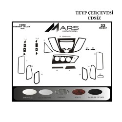 MAUN KAPLAMA FORD TRANSİT 14-19 MAUN TEYP ÇERÇEVESİ CDSİZ 37050-2 MERİ