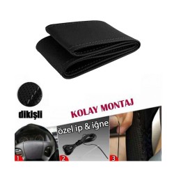 DİREKSİYON KILIFI DİKME TOPLAM DÜZ DESEN SİYAH 90MM KLCDDK-90 KILIÇ
