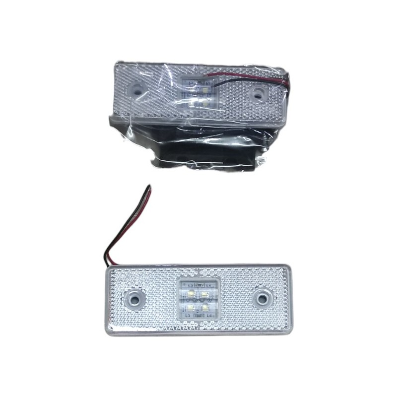 MARKER LAMBA YAN ETEK SALLAMA ARKASI DÜZ BARAKETLİ 4 LED SMD BEYAZ 24V