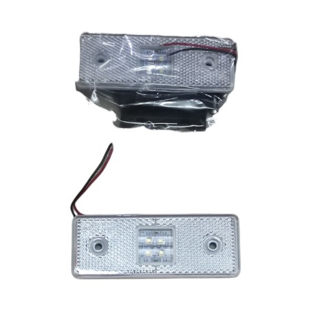 MARKER LAMBA YAN ETEK SALLAMA ARKASI DÜZ BARAKETLİ 4 LED SMD BEYAZ 24V
