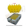 BİJON KAPAĞI SİVRİ 17MM SARI 20Lİ SET 203-007-031 MEFSA