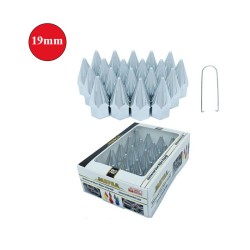 BİJON KAPAĞI SİVRİ 19MM KROM 20Lİ SET 203-007-037 MEFSA