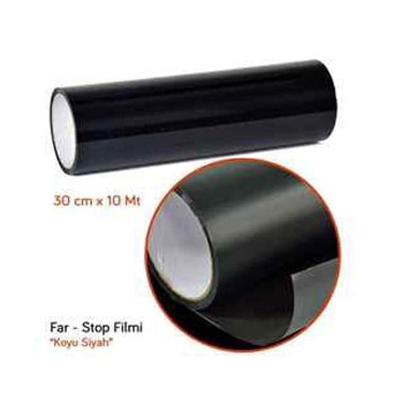 FAR STOP FİLMİ KGN 30CMX10M KOYU SİYAH 0300002 KGN