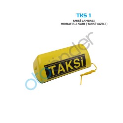 TAKSİ LEVHASI LAMBASI MIKNATISLI SARI CAM (TAKSİ YAZILI) TKS1 LEADER