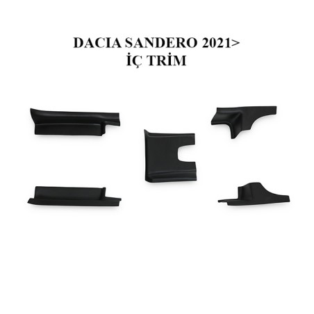 KAPLAMA İÇ TRİM HALI KORUMA DACIA SANDERO 2021 SONRASI 5PRÇ CAPPAFE 46