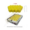 BİJON KAPAĞI DÜZ 17MM SARI 20Lİ SET 203-007-009 MEFSA