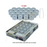 BİJON KAPAĞI DÜZ 19MM KROM 20Lİ SET 203-007-015 MEFSA