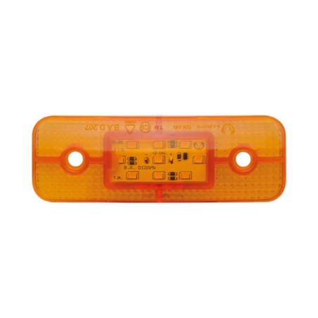 LEDLİ LAMBA UNİVERSAL YAN LAMBA SİDE MARKER 9 LED SARI 12-24V 113X39MM
