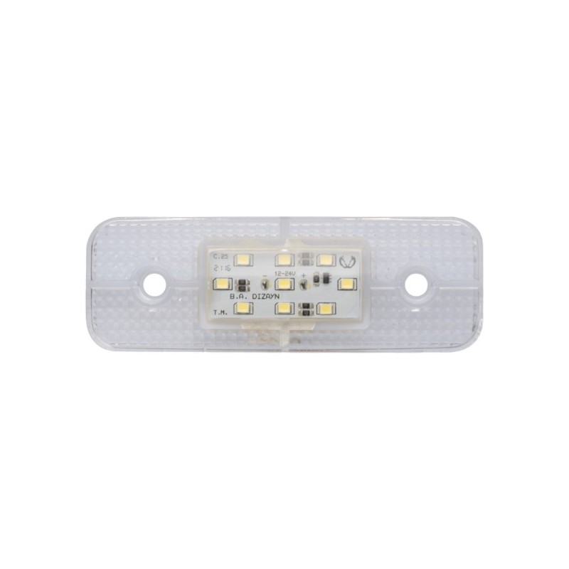 LEDLİ LAMBA UNİVERSAL YAN LAMBA SİDE MARKER 9 LED BEYAZ 12-24V 113X39M